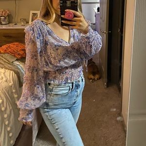 Free People Purple Top